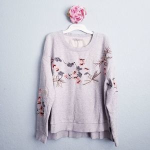 All Saints‎ Margot Embroidered Sweatshirt